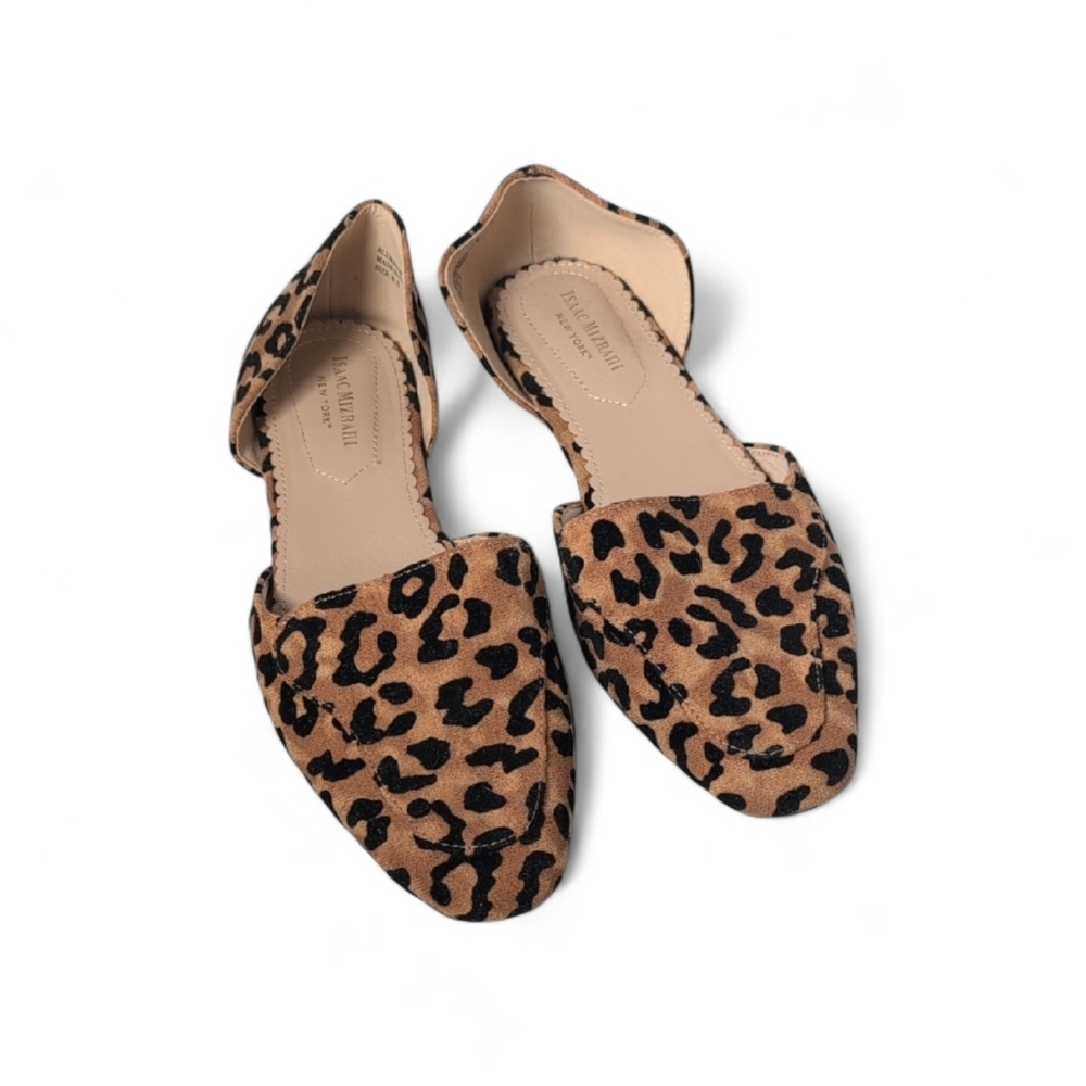 Isaac Mizrahi New York Leopard Print Slip On Flats
